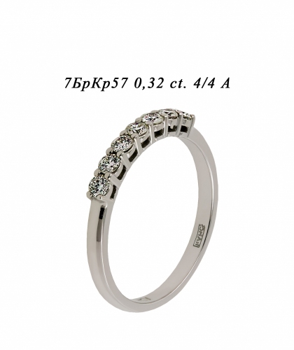 Кольцо из белого золота с бриллиантами 04265_0195    